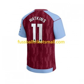 Fußballtrikots Aston Villa Ollie Watkins 11 2023-2024 Kurzarm Heimtrikotsatz kaufen